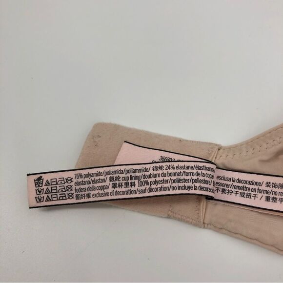 Victorias Secret T-Shirt Push-Up Full Coverage Bra 38DD Nude Cream - Picture 7 of 10